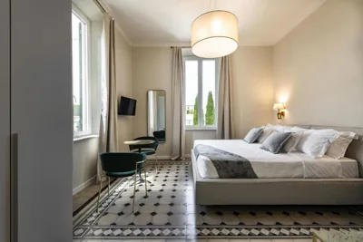 庭園を望むダブルルーム — Villa La Tuia B&B