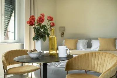 シティビューのスーペリアダブルまたはツインルーム — Villa La Tuia B&B